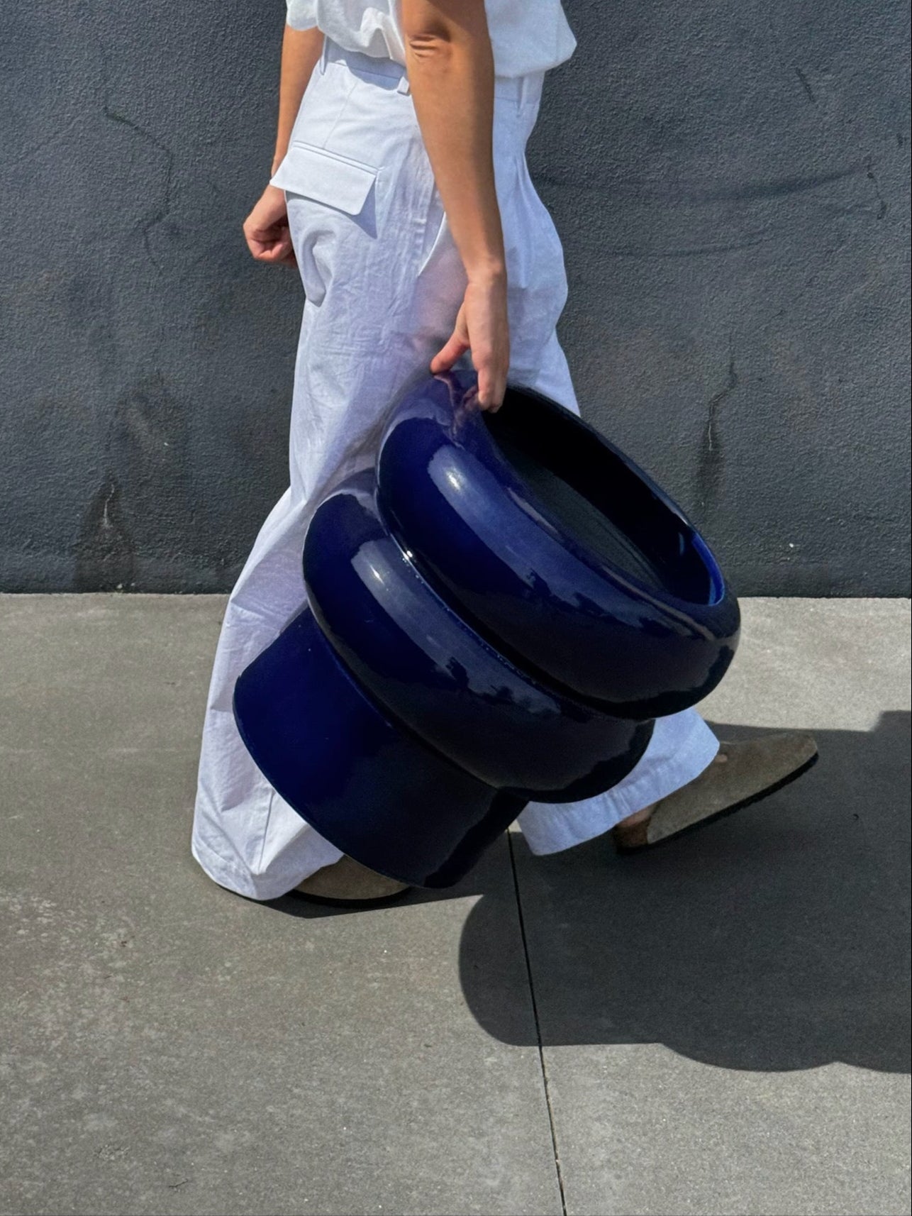 Ripple XXL Pot - 40x40cm