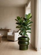 Ripple XXL Pot – Glazed – 40x40 cm