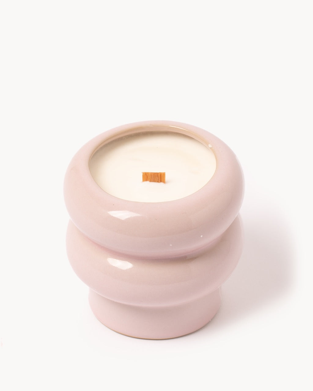 Ripple Scented Wax Candle - Talc - 240g