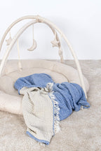 Blue Muslin Blanket for Kids - 100% Cotton - Limited Stock