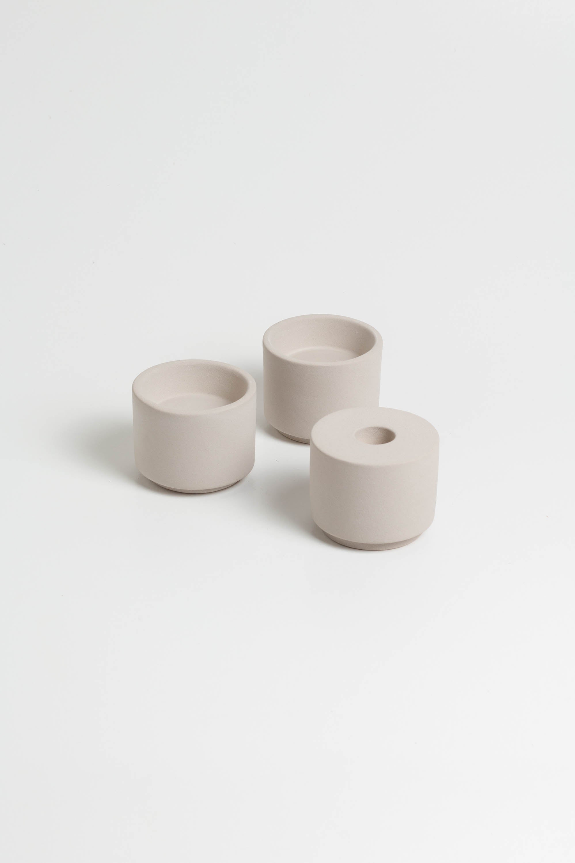 Modular Candle Holder-  Grey -  Limited Stock