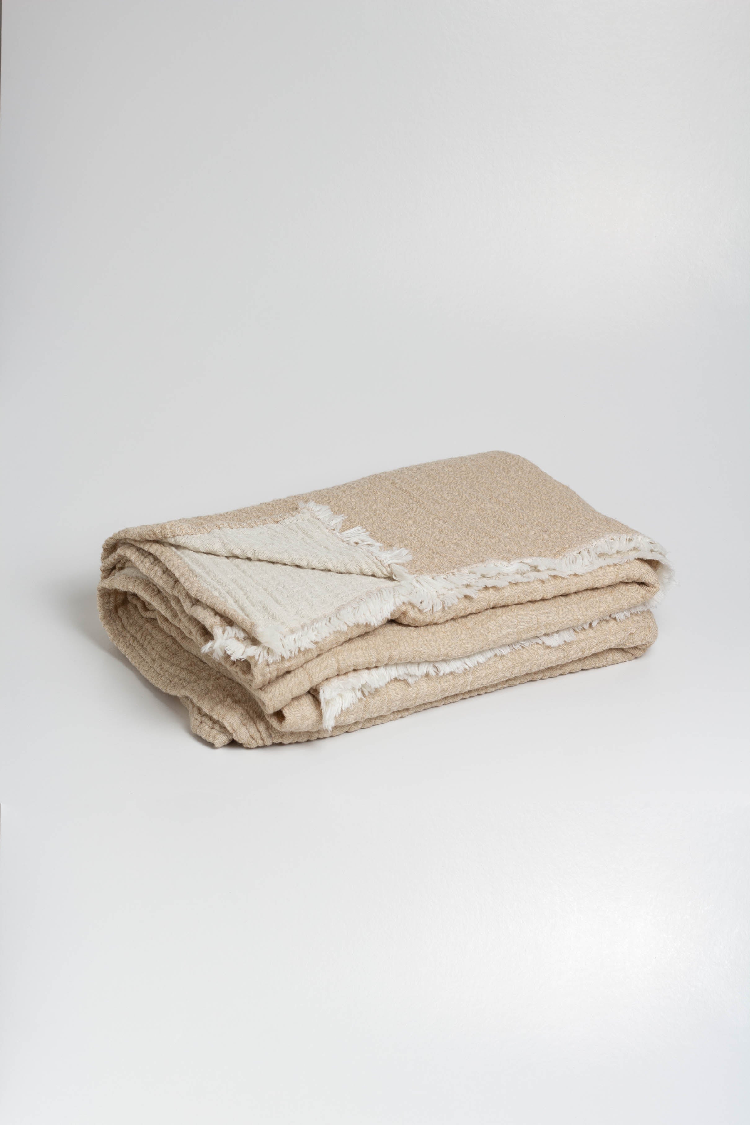 Beige Muslin Blanket for Kids - 100% Cotton - Limited Stock