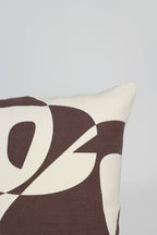 Printed Cushion Cover – Brown