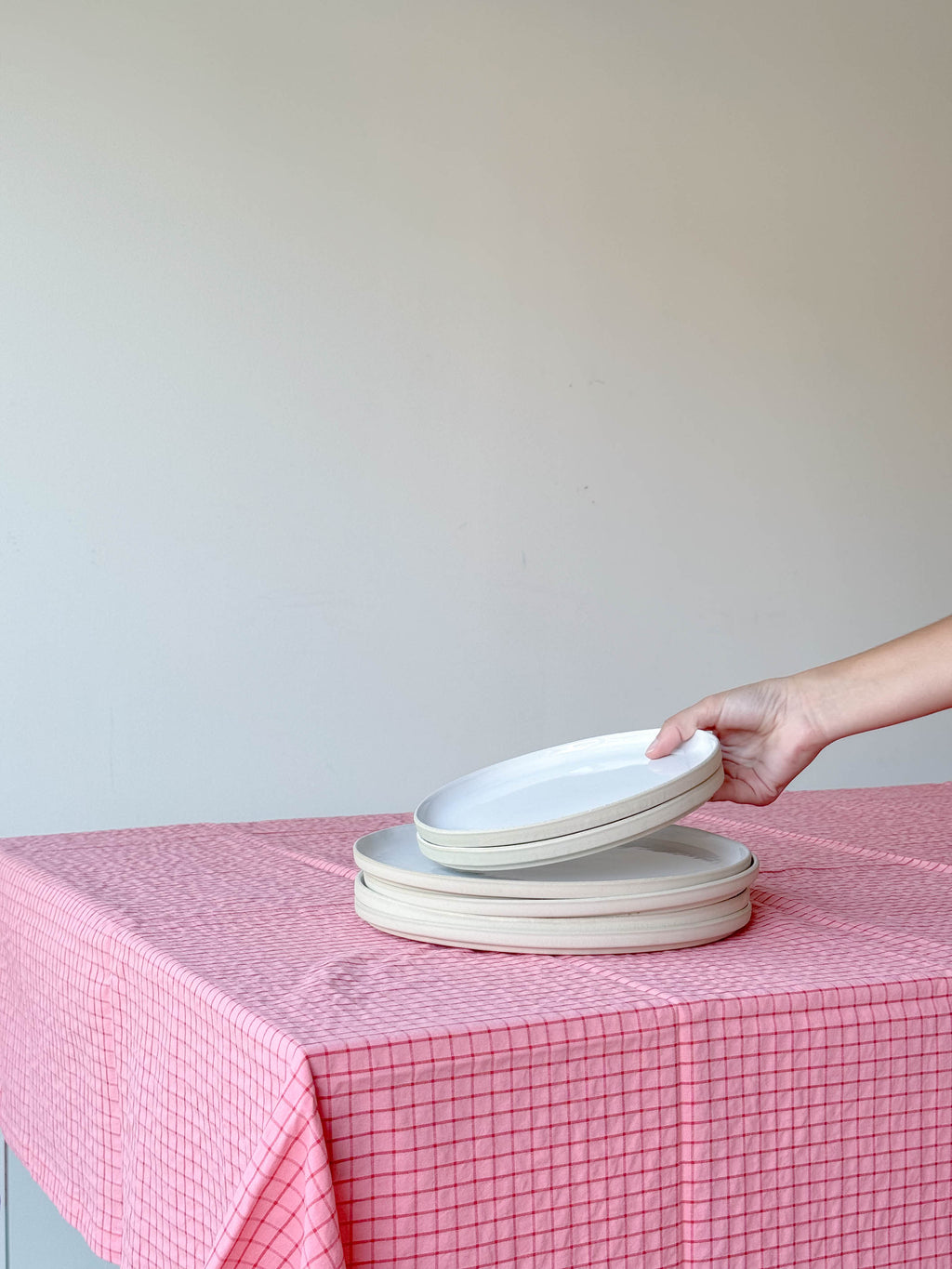 Seersuker Tablecloth - Red - Limited Edition