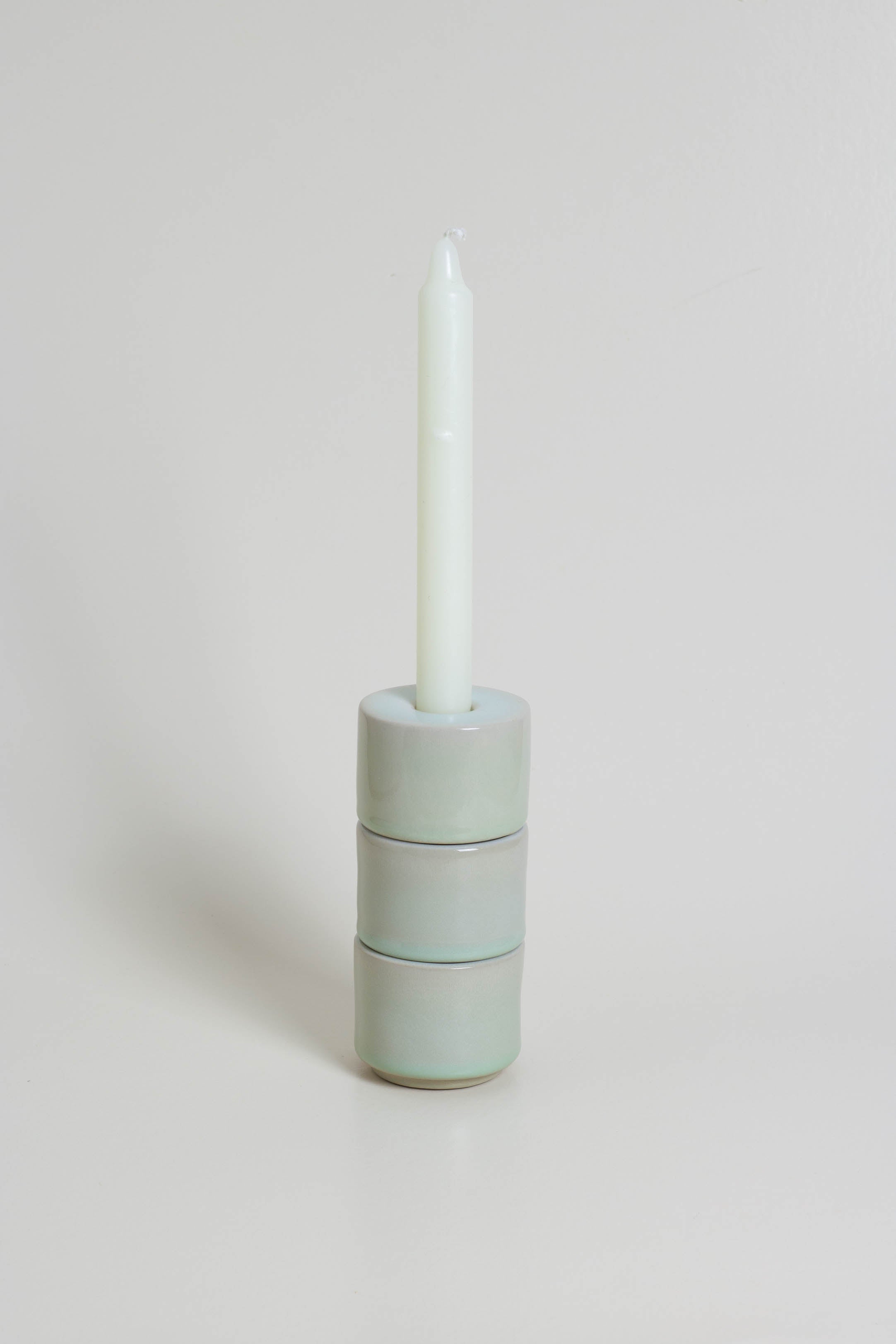 Modular Candle Holder - Ivory Glazed - Limited Stock