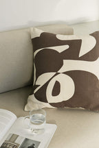 Printed Cushion Cover – Brown