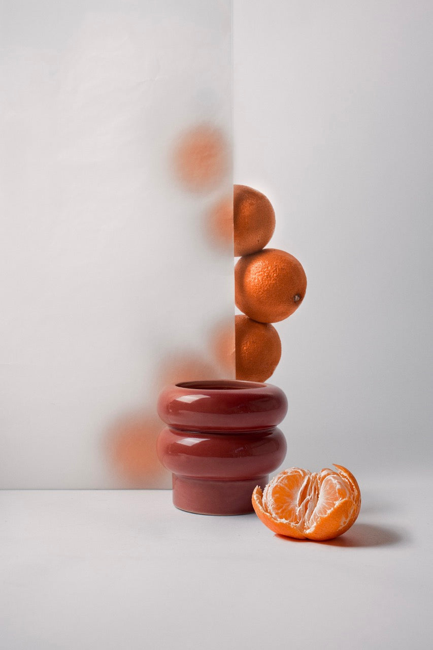 Ripple Scented Wax Candle - Mandarin - 240g