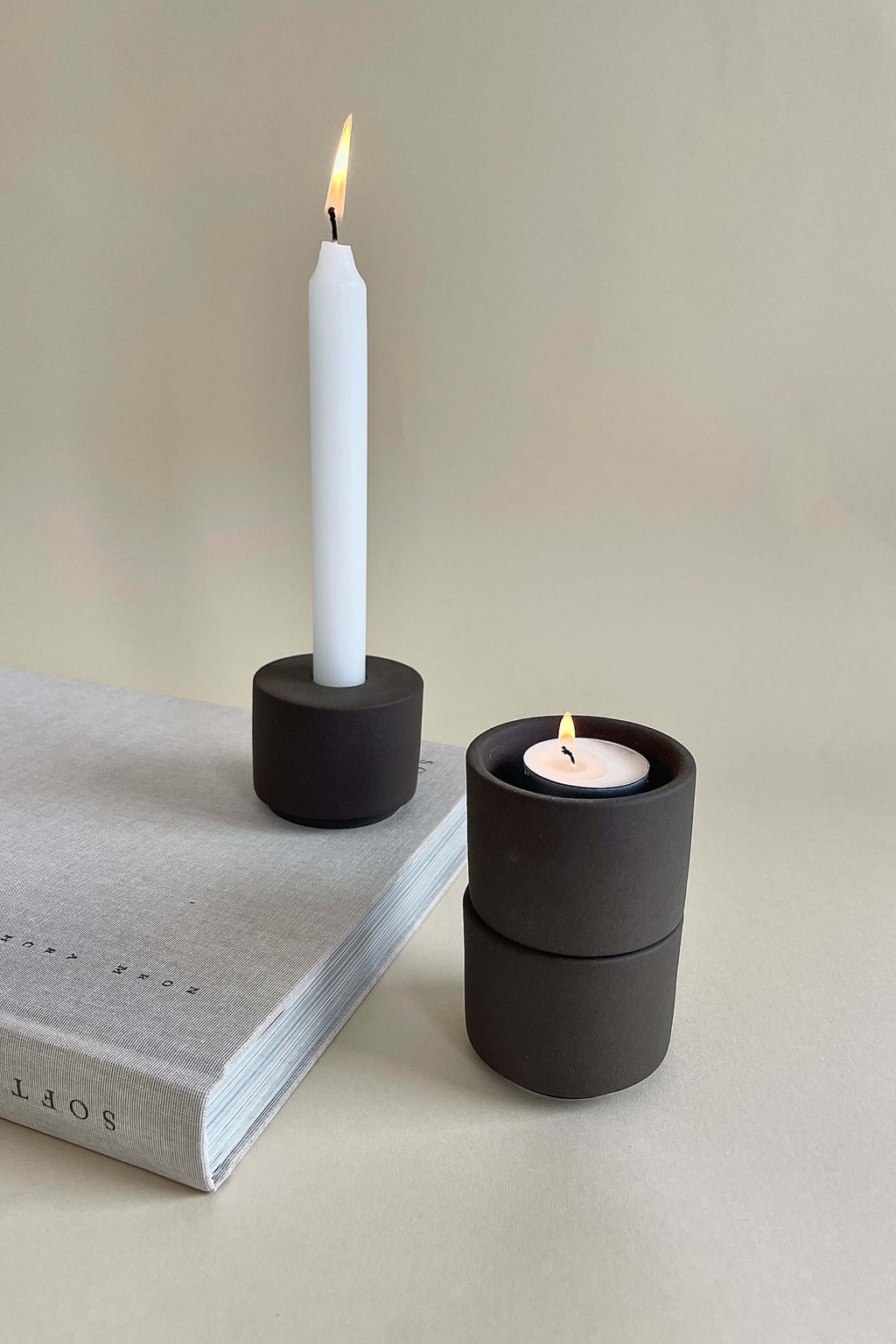 Modular Candle Holder - Anthracite - Limited Stock